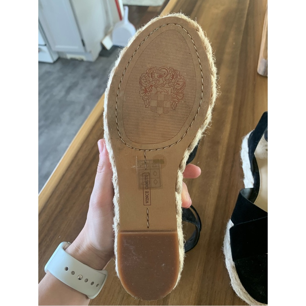 Vince Camuto Leather Espadrilles - Picture 6 of 9